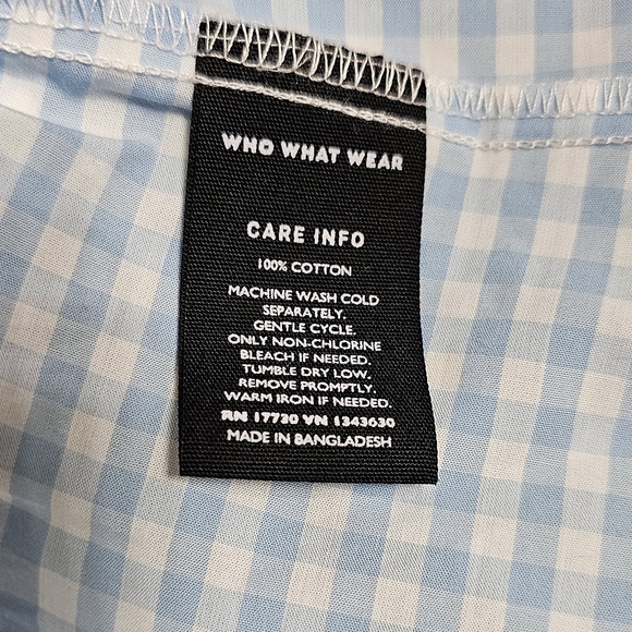 Never Worn Sleeveless Gingham Dress with Ruffles - Picture 5 of 6